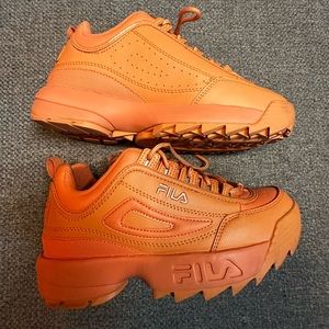 Orange Fila sneakers - Size 8 1/2 (women’s)